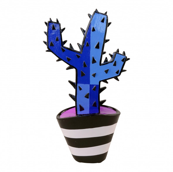 Jacqueline Schafer + Cactus blauw